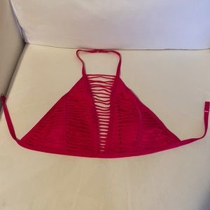 Hit pink, large bathing suit top